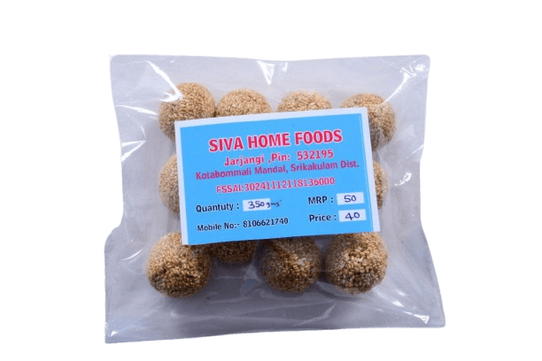 SIVA HOME FOODS -SESAME Laddu -