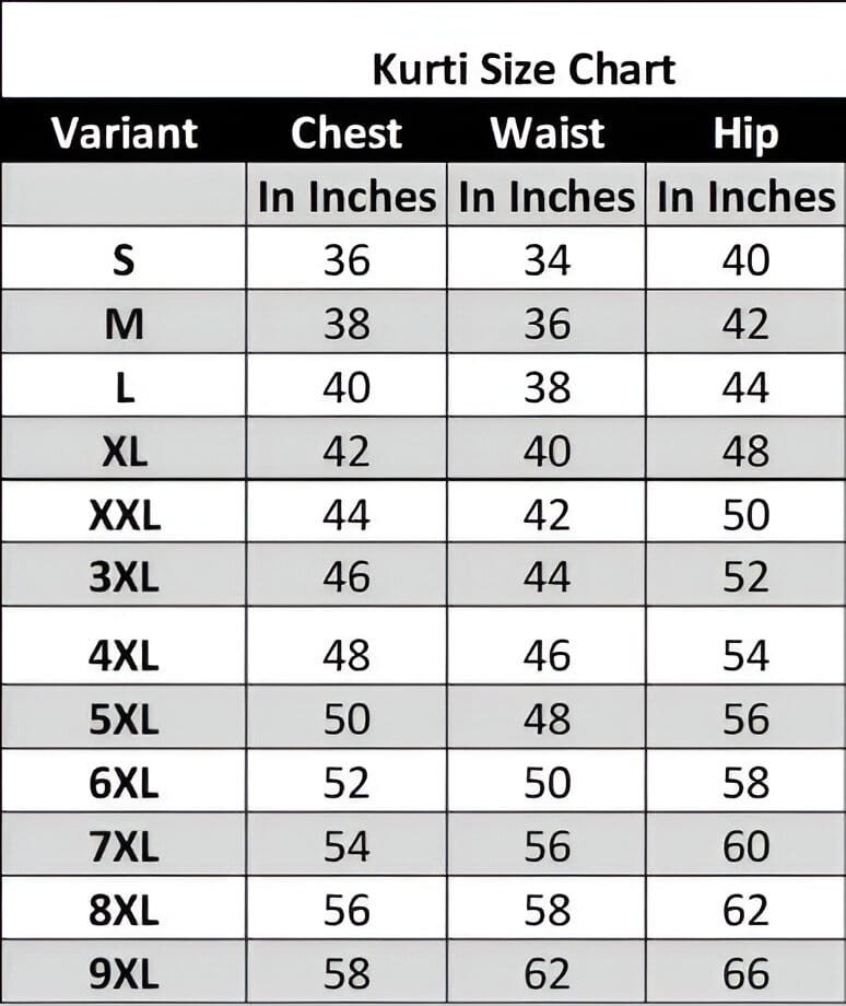 Size Guide