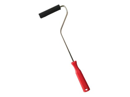 MD Fiberglass Roller Tool, Solid Steel Metal FRP Bubble Paddle Laminating Roller for FRP Resin Work