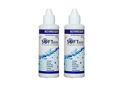MD Soft Contact Lens Multipurpose Contact Lens Solutions Pack of 2 (120 ML+120 ML) MD Soft Contact Lens Multipurpose Contact Lens Solutions Pack of 2 (120 ML+120 ML)