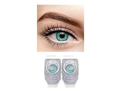AQUA MD SPARKLE MONTHLY COLOR CONTACT LENS WITH CASE,LENS HOLDER AND 120ML SOLUTION (PACK OF 1 PAIR)