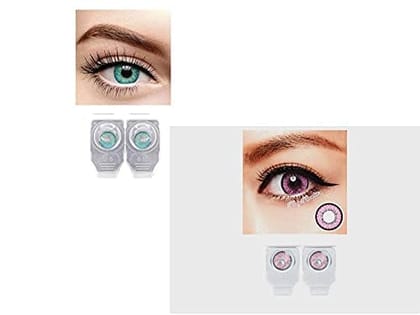 AQUA AND PINK MD SPARKLE 2 PAIR MONTHLY COLOR CONTACT LENS WITH CASE, LENS HOLDER AND 60 ML SOLUTION (PACK OF 2 PAIR) AQUA AND PINK MD SPARKLE 2 PAIR MONTHLY COLOR CONTACT LENS WITH CASE, LENS HOLDER AND 60 ML SOLUTION (PACK OF 2 PAIR)