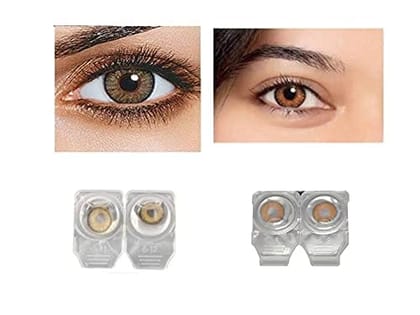 HONEY AND HAZEL MD SPARKLE 2 PAIR MONTHLY COLOR CONTACT LENS WITH CASE AND 60ML SOLUTION (PACK OF 2 PAIR)