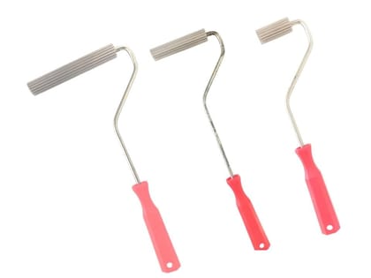MD Fiberglass Roller Tool, Aluminum Alloy FRP Bubble Paddle Laminating Roller for FRP Resin Work
