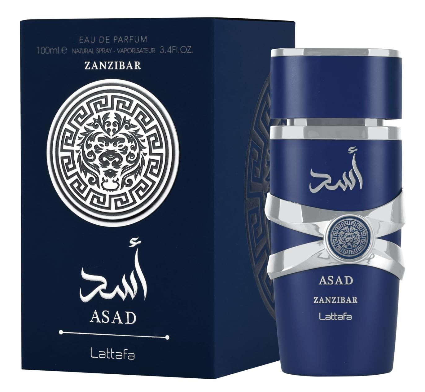 Lattafa Asad Zanzibar Long Lasting Unisex Eau De Parfum, 100ml