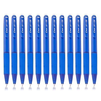 10 Pack Pilot BP-1 Med Blue Gel Pens