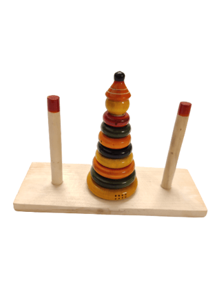 Brahmagopura Puzzle – Tower of Brahma – Tower of Hanoi – Round Brahmagopura Puzzle – Tower of Brahma – Tower of Hanoi – Round