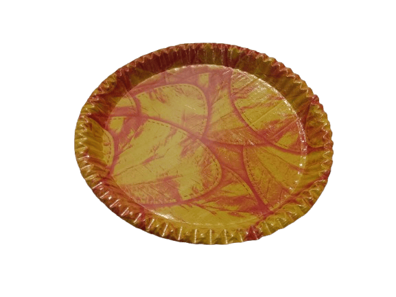  Red and Yellow Paper Plate