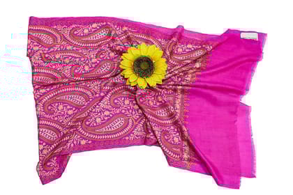 COTTAGE Traditional Pure Wool Stole Raffle Eri, Handmade Soft Wool Unisex Stoles Stole/Shawl for Women and Men (28x80 Inch_Multicolor)