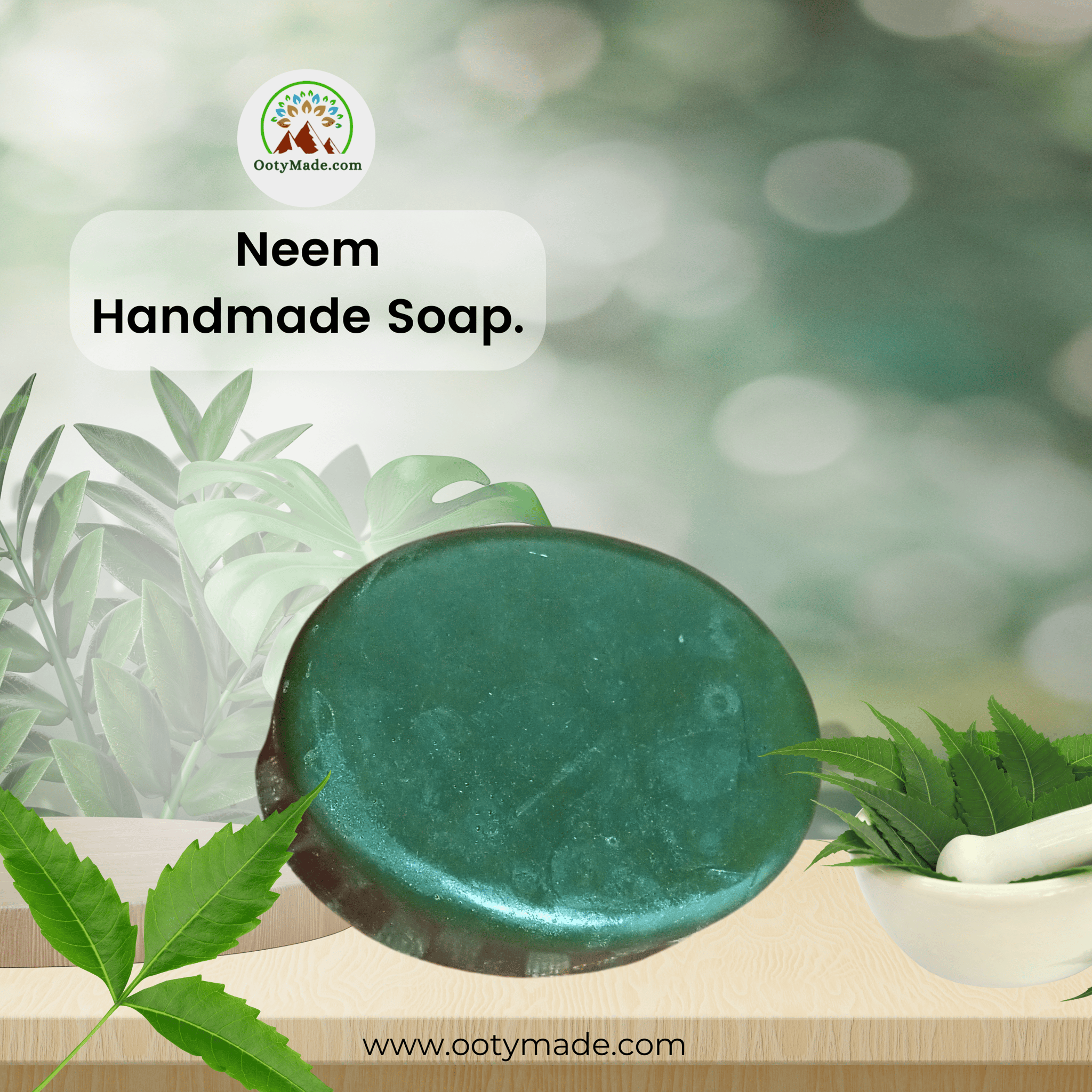 Neem Organic Homemade Soap: Chemical-Free Luxury for Radiant Skin and Eco-Friendly Living