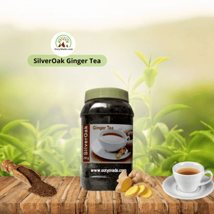 Nilgiris Silver Oak Ginger Tea – Authentic Ooty Tea Powder for Ultimate Ginger Tea Benefits