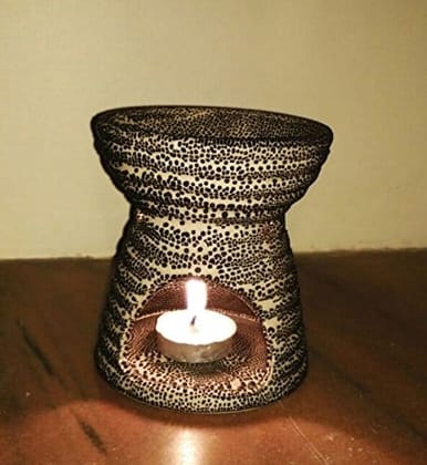 Ceramic Aroma Oil Warmer / Essemtial Oil Diffuser Tumbler Design with 2 Tealight - by Marigold Stores Ceramic Aroma Oil Warmer / Essemtial Oil Diffuser Tumbler Design with 2 Tealight - by Marigold Stores