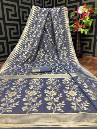 Jamdani Spun Cotton Saree