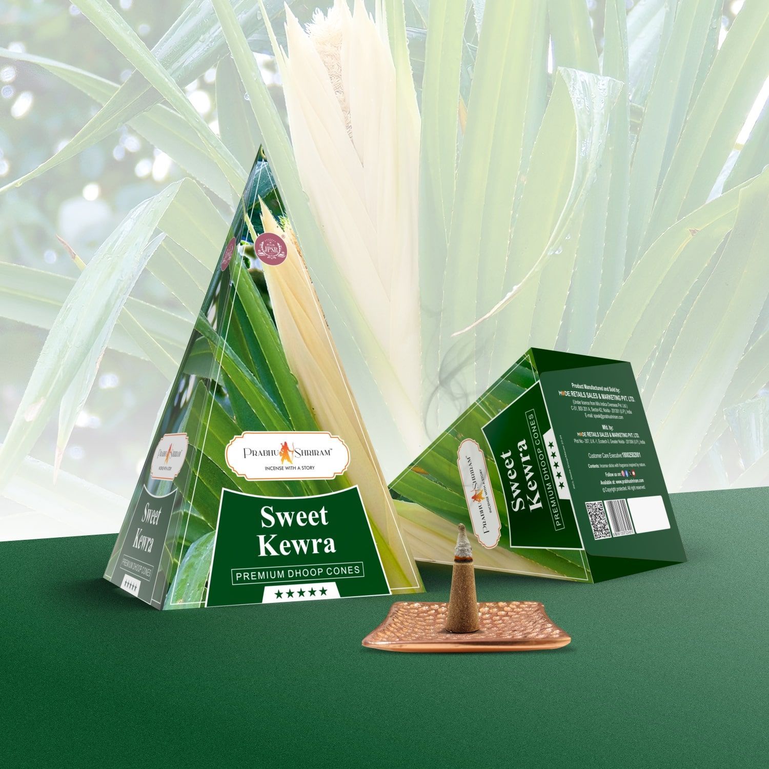 JPSR Sweet Kewra Premium Incense Cones