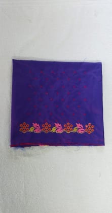 Purple Hand Embroidered Floral blouse pice Purple Hand Embroidered Floral blouse pice