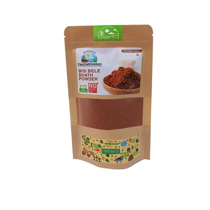 Panchabhootani Bisi Bele Bath Powder | Authentic Flavours From South India, Goodness Of Wholesome Spices & Lentil, All Natural Ingredients, Roast Blend & Grounded, No Added Color & Preservatives Panchabhootani Bisi Bele Bath Powder | Authentic Flavours From South India, Goodness Of Wholesome Spices & Lentil, All Natural Ingredients, Roast Blend & Grounded, No Added Color & Preservatives