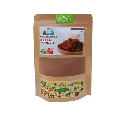 Panchabhootani Rasam Powder| South Indian Authentic Flavour, Easy Digestion, Farm Fresh, Vegan Friendly, No Garlic, No Onion, 3 varieties of roasted dry red chilles, Rich Aroma, Mouth Watering Panchabhootani Rasam Powder| South Indian Authentic Flavour, Easy Digestion, Farm Fresh, Vegan Friendly, No Garlic, No Onion, 3 varieties of roasted dry red chilles, Rich Aroma, Mouth Watering