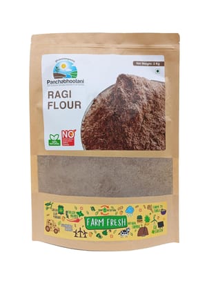 Panchabhootani Ragi Flour 2kg | Natural Healthy Low Carb Atta | Calcium, Protein & Vitamin Rich | Low on Gluten | Easy to Cook & Ready to Knead Panchabhootani Ragi Flour 2kg | Natural Healthy Low Carb Atta | Calcium, Protein & Vitamin Rich | Low on Gluten | Easy to Cook & Ready to Knead