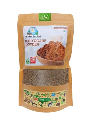 Panchabhootani Puliyogare Powder 500g | No Added Preservatives | Authentic South Indian Flavor | Easy to Prepare | Made with Natural Ingredients | Perfect for Homemade Puliogare Panchabhootani Puliyogare Powder 500g | No Added Preservatives | Authentic South Indian Flavor | Easy to Prepare | Made with Natural Ingredients | Perfect for Homemade Puliogare