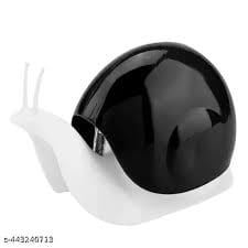 Black and White Snail-Shaped Soap Dispenser