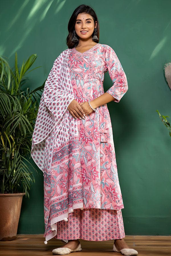 White Red Organic Mulmul Dupatta