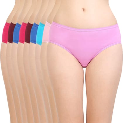 Bodycare women's combed cotton assorted Hipster Panty Pack of 9 ( E26DDC )