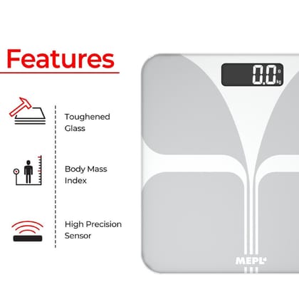 MEPL Digital Body Weight Scale - Precision Electronic Weighing Machine for Home - Smart Scale with Body Composition Analysis MEPL Digital Body Weight Scale - Precision Electronic Weighing Machine for Home - Smart Scale with Body Composition Analysis