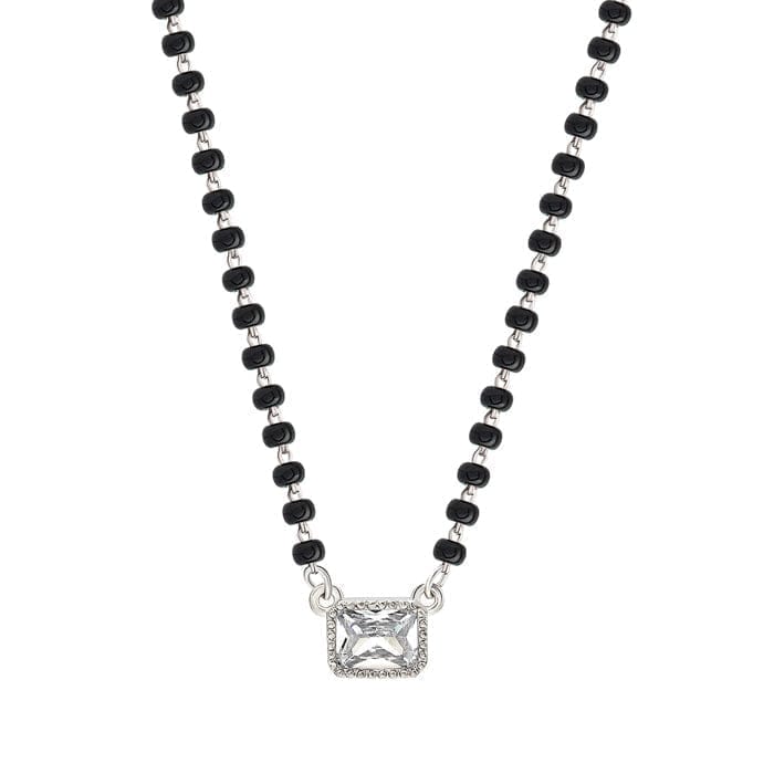 Silver Classic Rectangle Mangalsutra