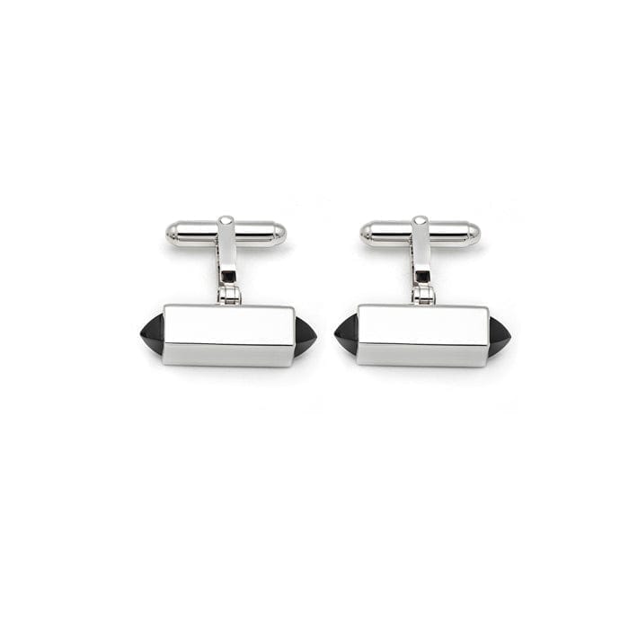 Silver Modern Black Limited Edition Cufflinks