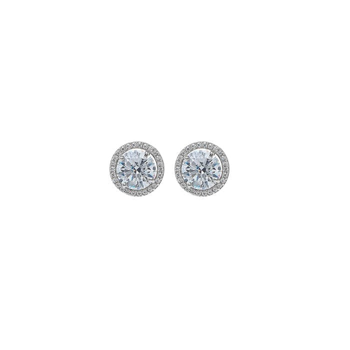 Silver Classic Kiara 6mm Round Studs