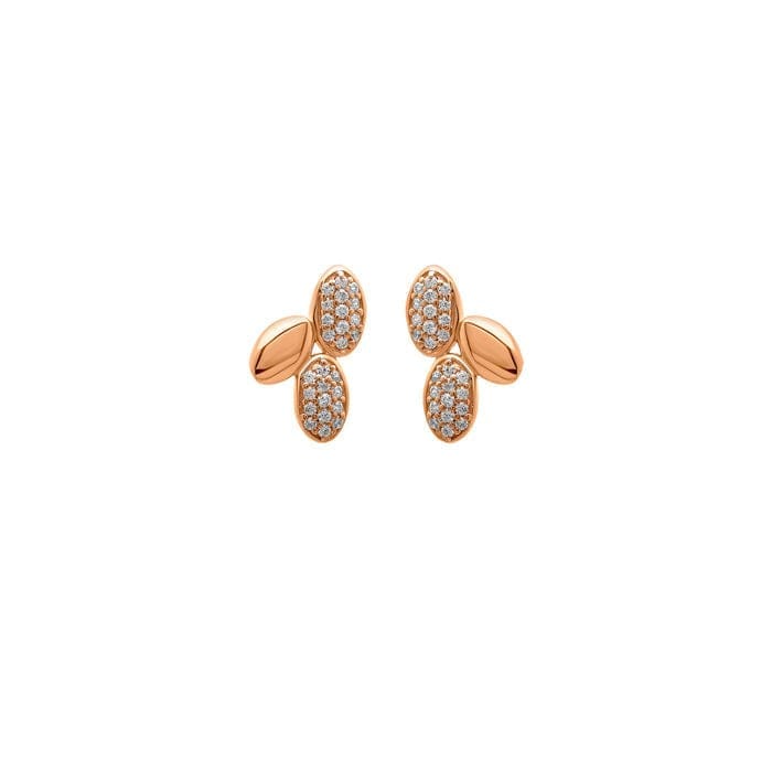 Rose Gold Jasmine Earrings