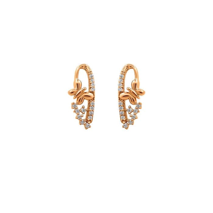 Rose Gold Serene Earrings