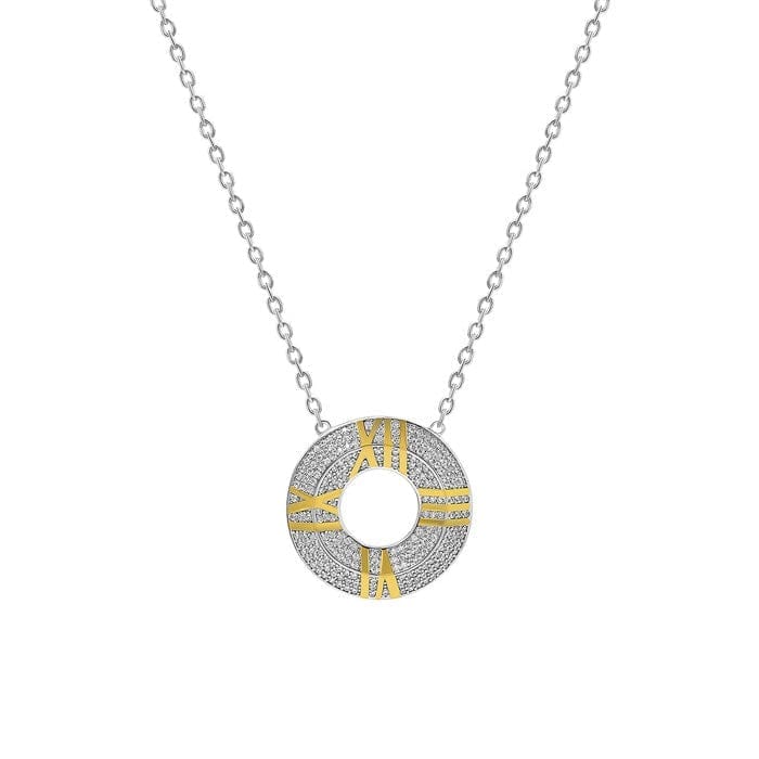 Silver Roman Culture Necklace
