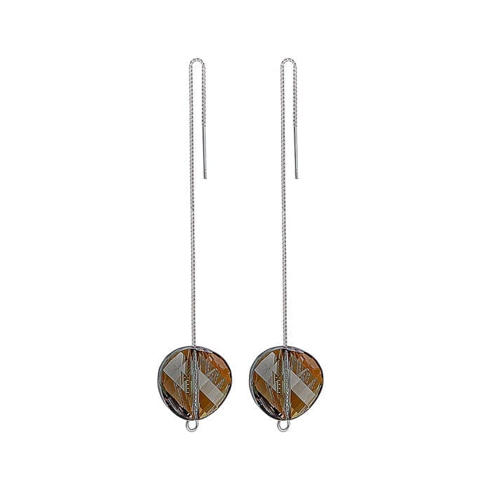 Silver Black Sky Earrings