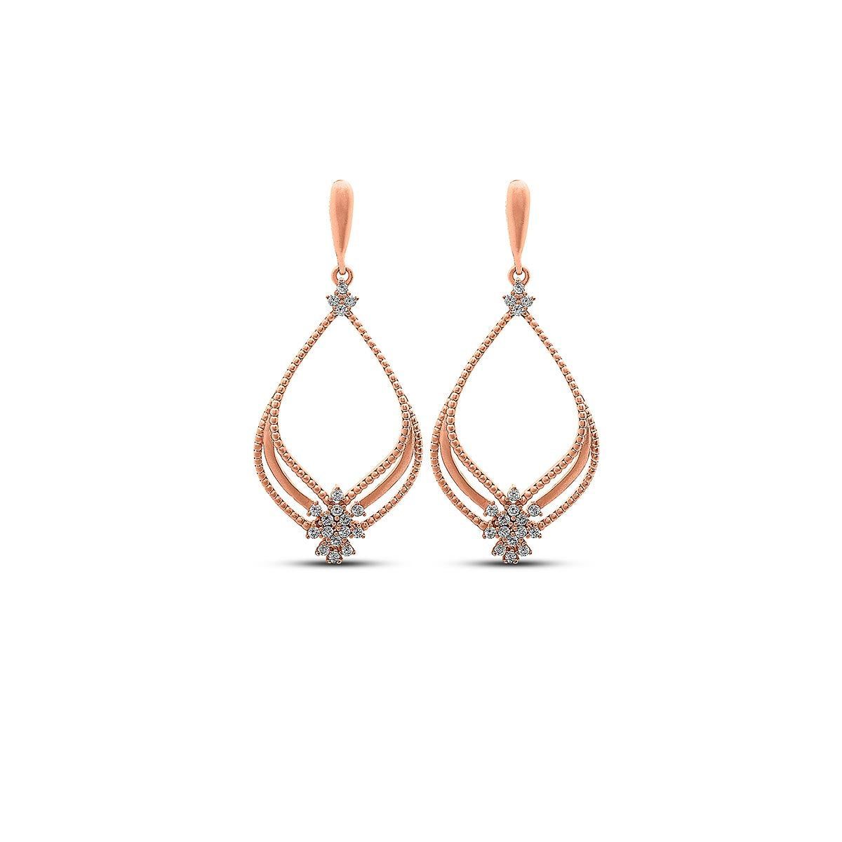 Rose Gold Bella Earring