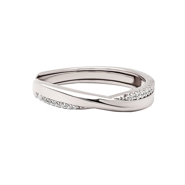 Silver Vintage Wheel Adjustable Ring