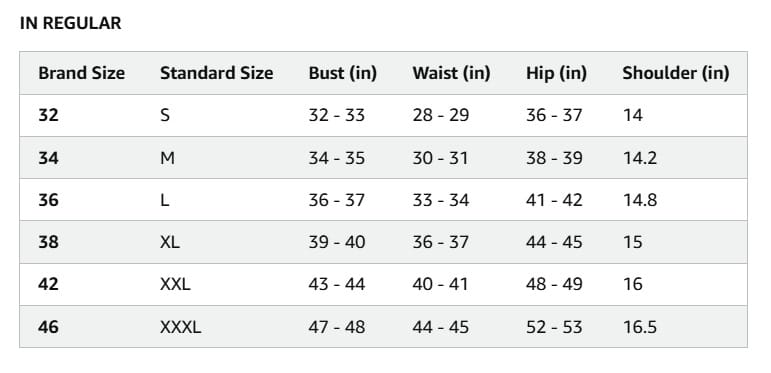 Size Guide