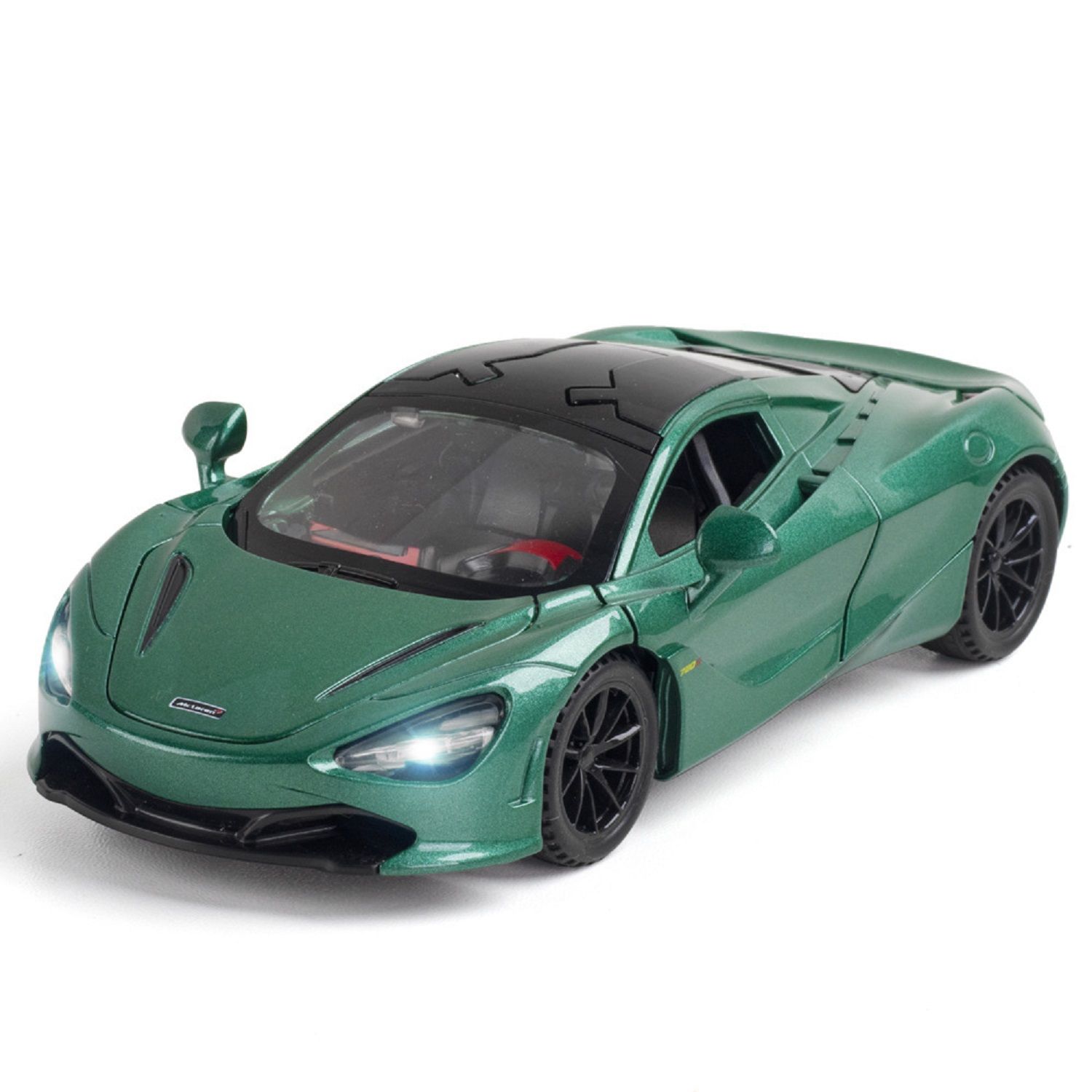 KTRS ENTERPRISE 1:32 MaLaren 720S Alloy Metal Pull Back Die-cast Car Model Pull Back car Super Openable Doors Sound and Light Doors & Light Music Boys Toys for Kids