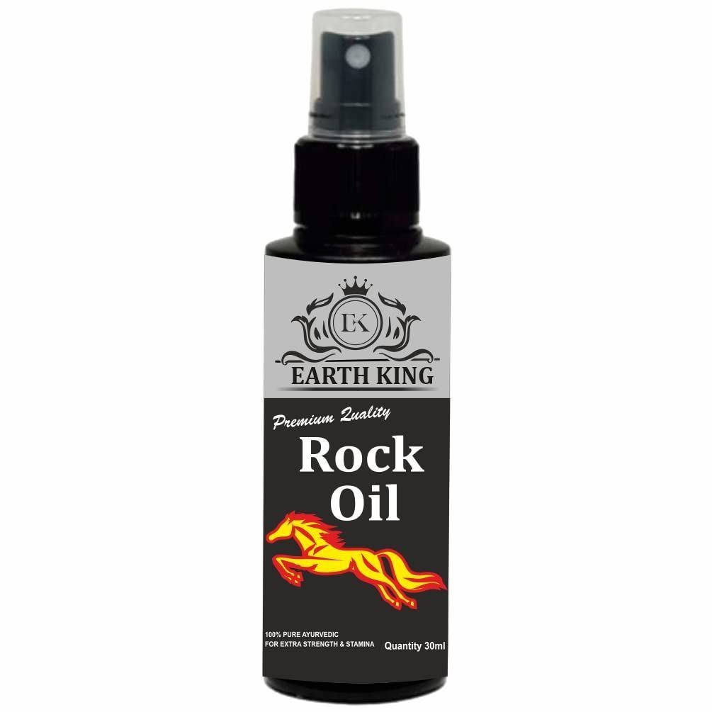 EARTH KING Rock Oil | Ayurvedic Massage Spray for Men - 30Ml