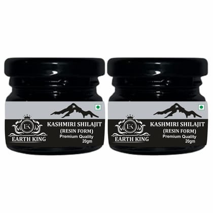 EARTH KING Kashmiri Shilajit/Shilajit Resin | Raw Shilajit | (Semi Liquid) - 40Gm (Pack of 1) EARTH KING Kashmiri Shilajit/Shilajit Resin | Raw Shilajit | (Semi Liquid) - 40Gm (Pack of 1)