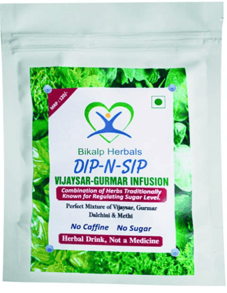 Bikalp Herbals Dip-N-Sip Unisex Natural Vijaysar Gurmar Infusion (Pack Of 6) Bikalp Herbals Dip-N-Sip Unisex Natural Vijaysar Gurmar Infusion (Pack Of 6)