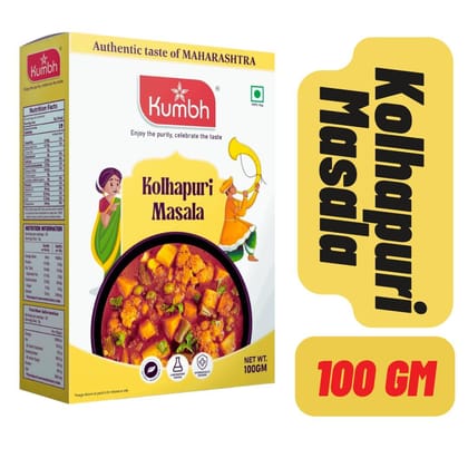 Kumbh Kolhapuri Masala 100 Gm/Special Veg Masala Kumbh Kolhapuri Masala 100 Gm/Special Veg Masala