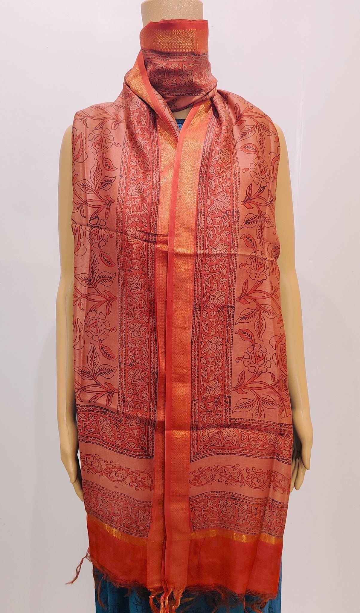 Natural Dye Maheshwari Dupatta