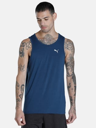 Puma Men's Premium Soft Touch Tank-Blue
