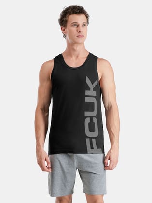 FCUK Play Dalston, Men's Lounge Vest - Black