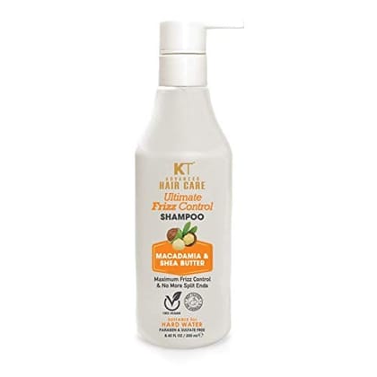 Ultimate Frizz Control Shampoo | Infused with Macadamia & Shea Butter | Controls Frizz & Repairs Split Ends | Sulfate-Free, Paraben-Free | 250ml