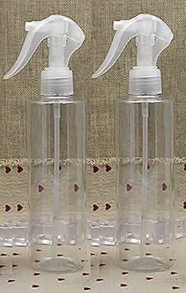 HARRODS Spray Bottle Combo Pack - Mist Trigger Plastic Spray Bottle For Multi Use - Empty Bottles for Travel, Liquid, Room Spray, Fogging, Hand Wash, and Rangoli - 200ml Set of 2 HARRODS Spray Bottle Combo Pack - Mist Trigger Plastic Spray Bottle For Multi Use - Empty Bottles for Travel, Liquid, Room Spray, Fogging, Hand Wash, and Rangoli - 200ml Set of 2