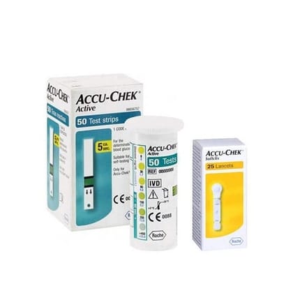 Accu Chek Active 50 Strip + 25 Lancets