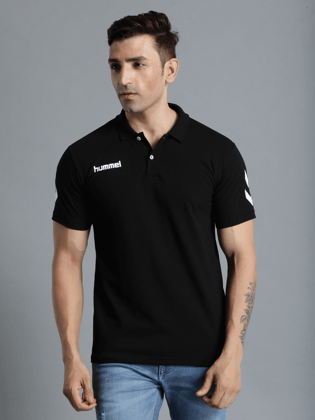 Go Cotton Polo Neck Cotton Rich Half Sleeve Solid Regular fit Cottonpoly T-shirt for Men Comfortable soft Breathable Fabric Stretchable for Everyday Use Ideal for Casual wear and officewear Go Cotton Polo Neck Cotton Rich Half Sleeve Solid Regular fit Cottonpoly T-shirt for Men Comfortable soft Breathable Fabric Stretchable for Everyday Use Ideal for Casual wear and officewear