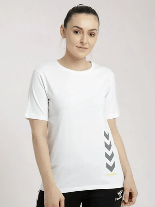 Tany Round Neck Cotton Rich Half Sleeve Solid Regular fit Cottonpoly T-shirt for Women Comfortable soft Breathable Fabric Stretchable for Everyday Use Ideal for Casualwear